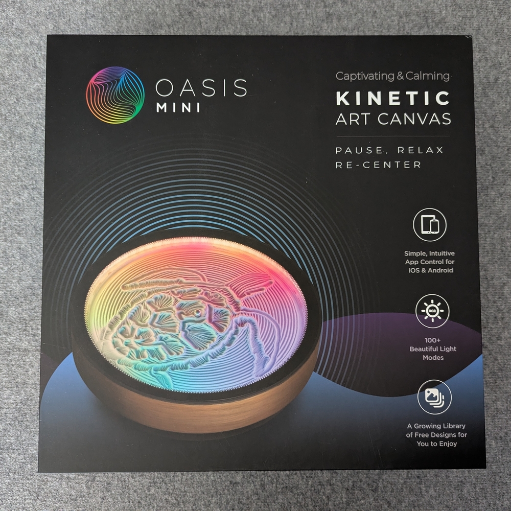 OASIS Mini Kinetic Art Canvas - Sand Display